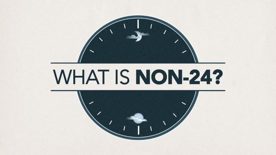 What is a non-24-Hour sleep-wake phase disorder and what can be done to treat it?